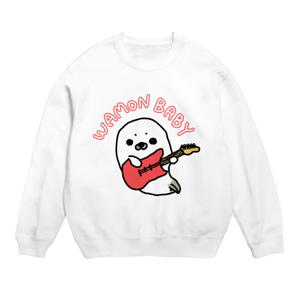 ゆるあにまるのワモンベイビー Crew Neck Sweatshirt