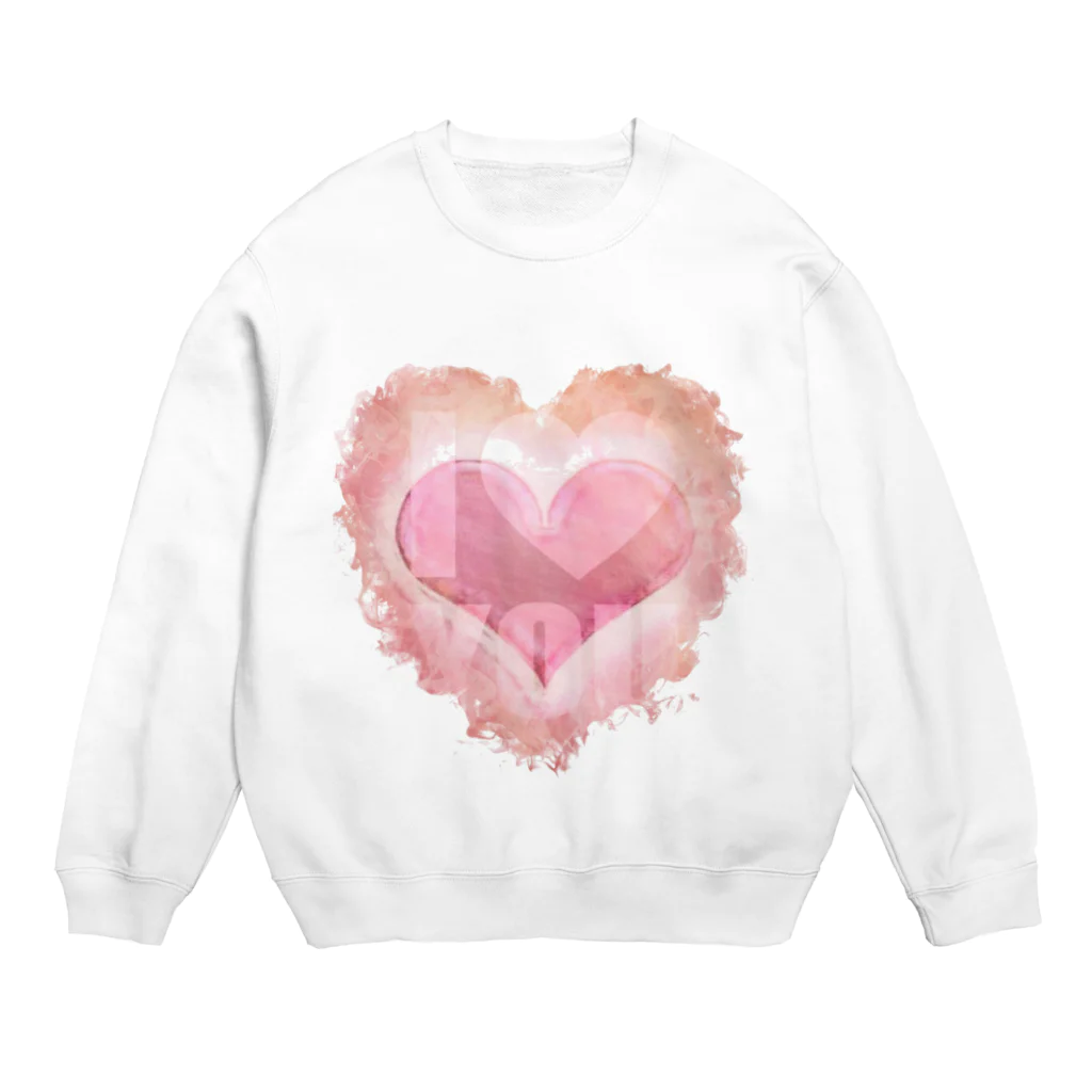 MonaRose BijouxのI LOVE YOU Crew Neck Sweatshirt