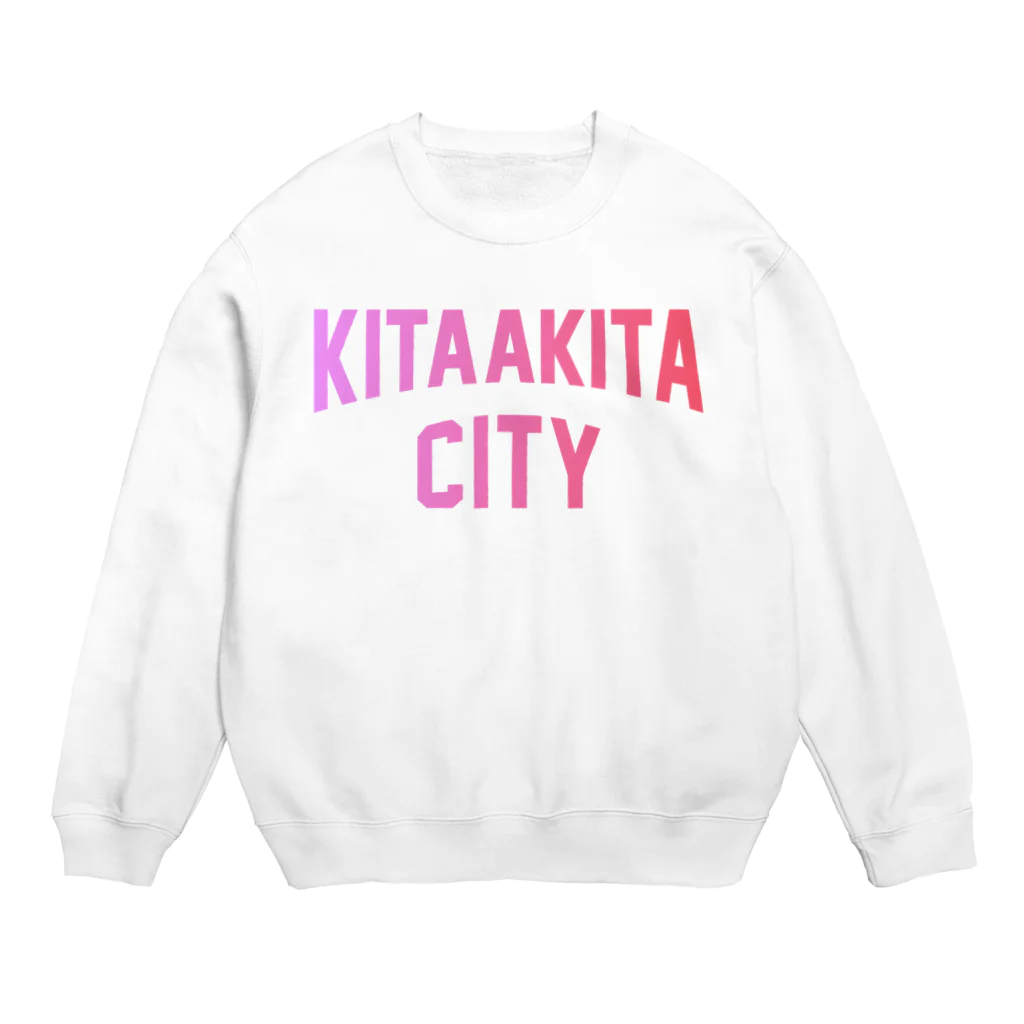 JIMOTOE Wear Local Japanの北秋田市 KITAAKITA CITY Crew Neck Sweatshirt
