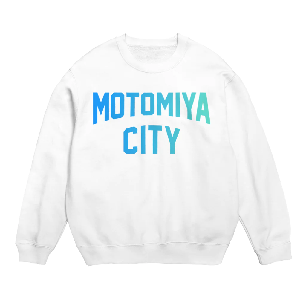 JIMOTOE Wear Local Japanの本宮市 MOTOMIYA CITY Crew Neck Sweatshirt