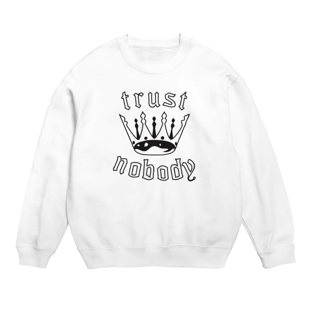 JOYのTrust nobody  Crew Neck Sweatshirt