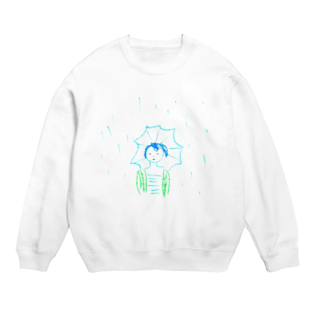 kentarococoのばか。雨の、ばか。 Crew Neck Sweatshirt