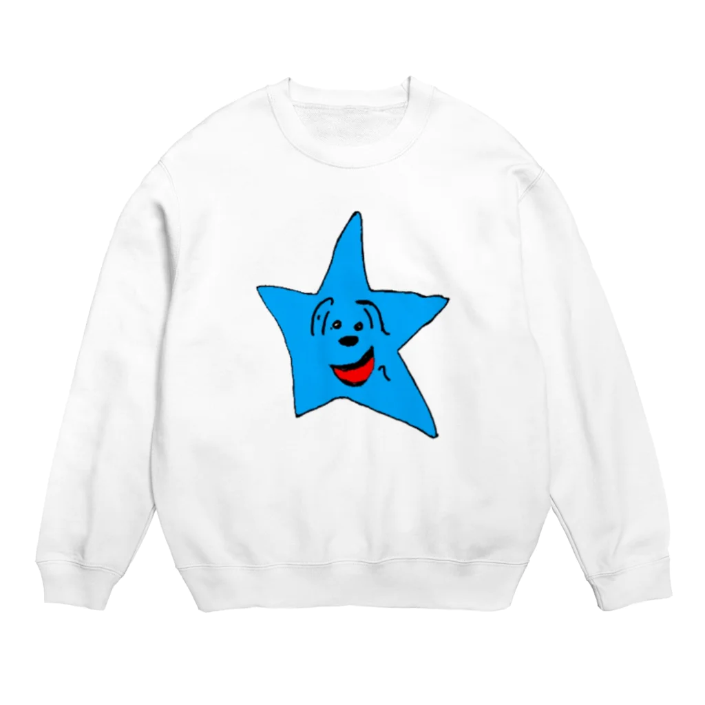 すごいおしゃれアイテムのつどいのはらたつかおのいぬ Crew Neck Sweatshirt