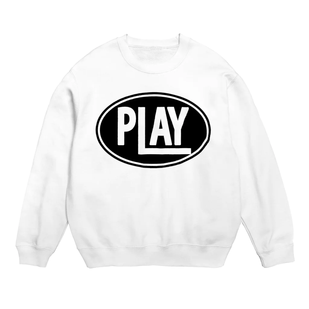 PLAY clothingのELLIPSE LOGO BL ① Crew Neck Sweatshirt