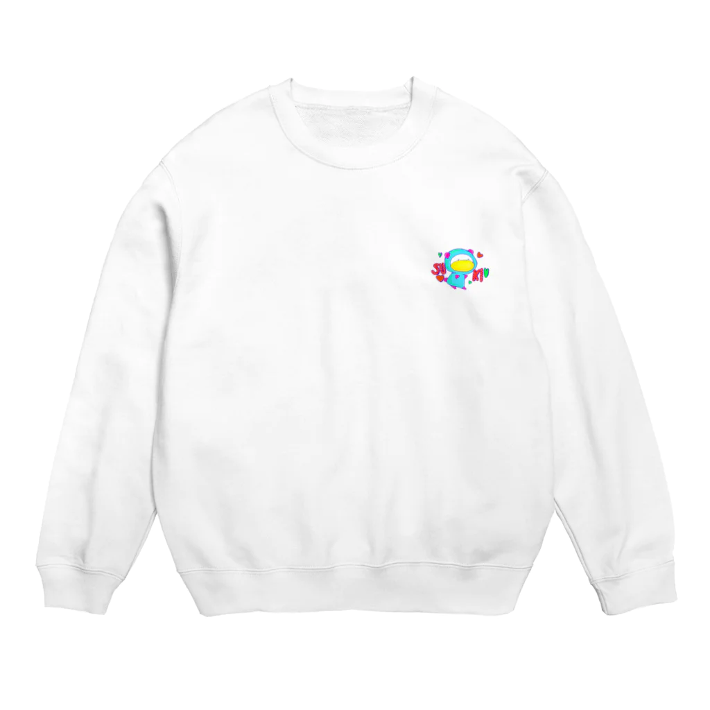 雑貨屋のオソラさんのPOPなすがもん Crew Neck Sweatshirt