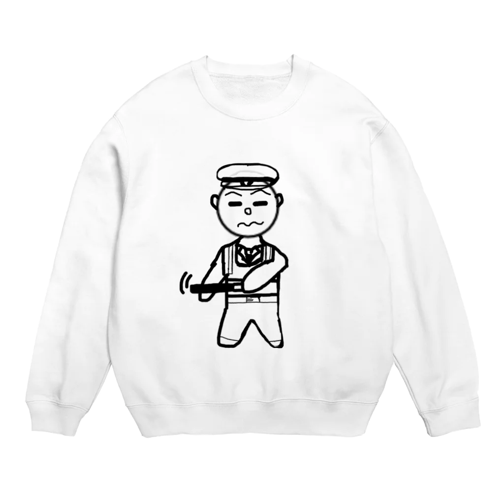 SDSの警備のおっちゃん Crew Neck Sweatshirt