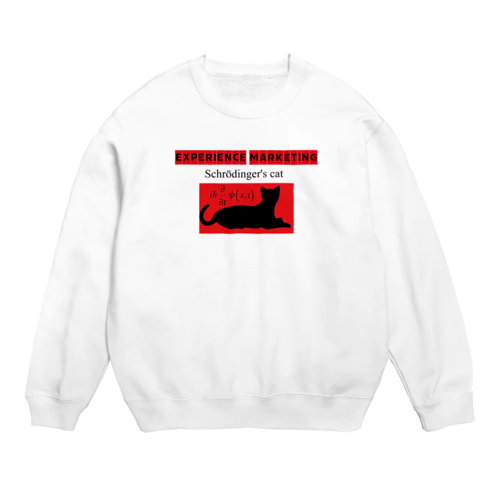 エクスマ ショップのエクスマ　シュレディンガーの猫 001 Crew Neck Sweatshirt