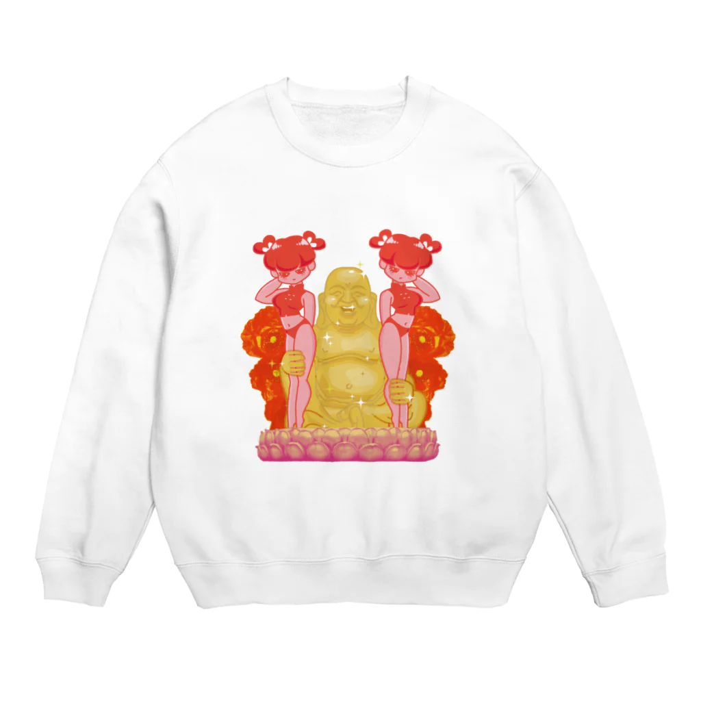 中華呪術堂（チャイナマジックホール）の【前面】彼は女色を好まず Crew Neck Sweatshirt