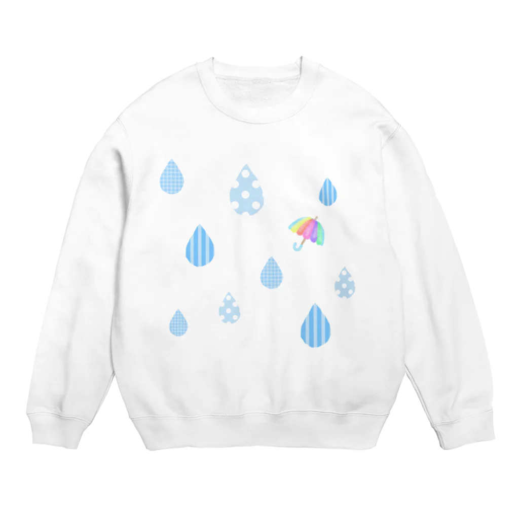 ようこそ『MAYOHOUSE』へのHappy rain ♪ Crew Neck Sweatshirt