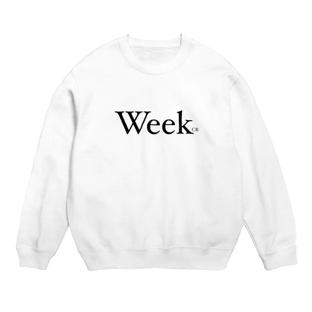 CITY BOY のWeek（ブラック） Crew Neck Sweatshirt