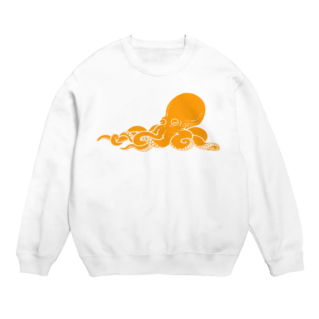 namanikusanのたこ Crew Neck Sweatshirt