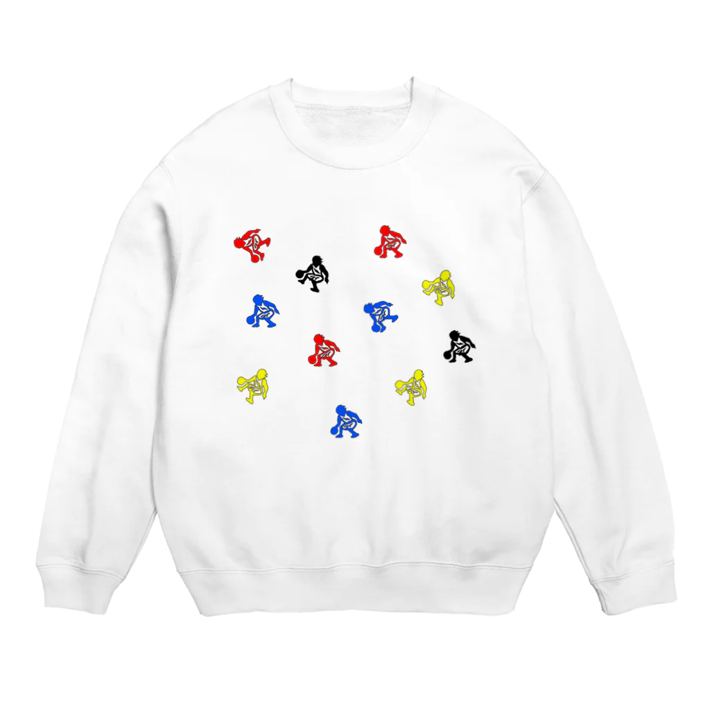 greetenのバスケットボールめいいっぱい バスケットボール Crew Neck Sweatshirt