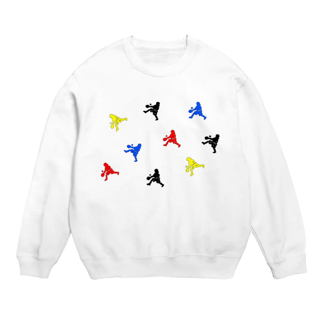 greetenのテニスめいいっぱい テニス Crew Neck Sweatshirt