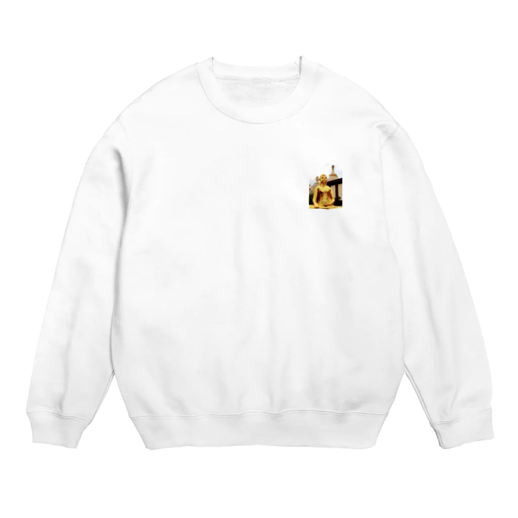 脳みそちゃんの【仏さま】脳みそちゃん Crew Neck Sweatshirt