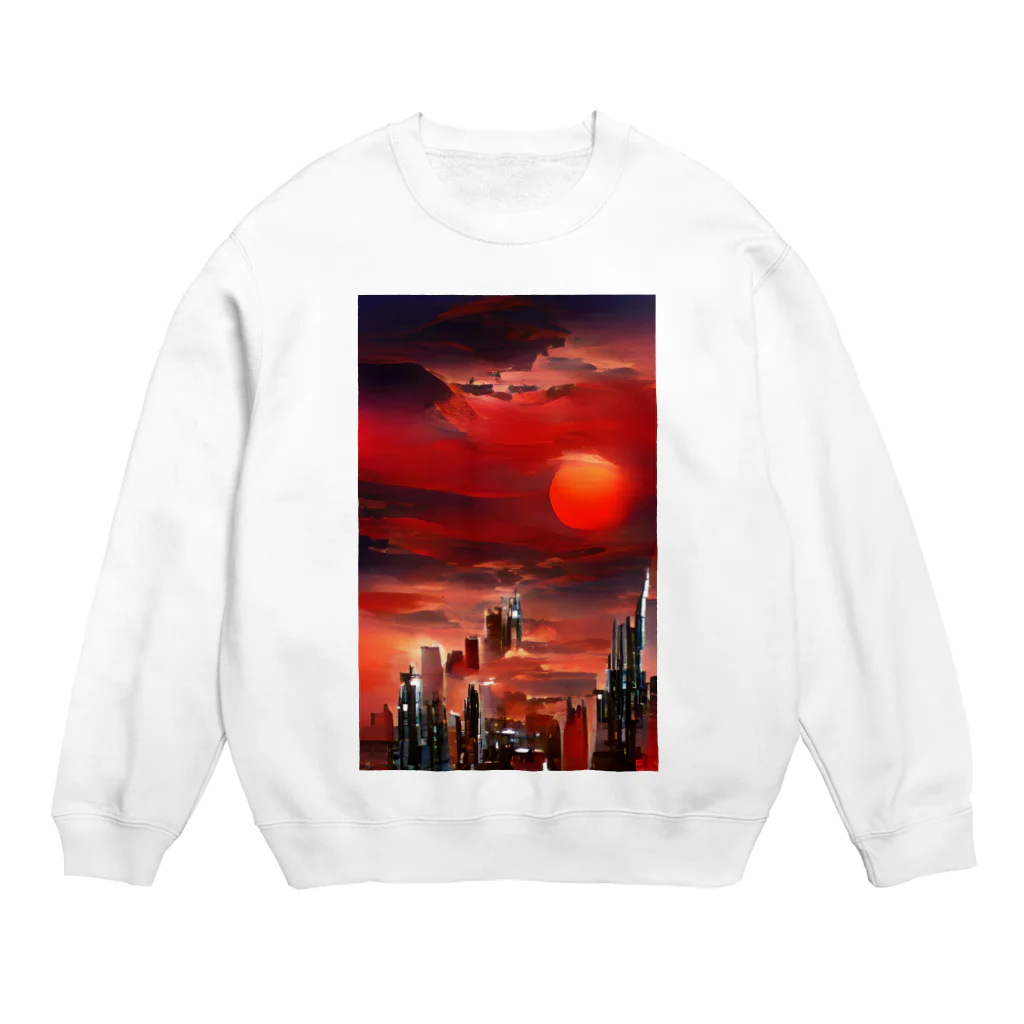 Eye2EyeのRed Night Crew Neck Sweatshirt