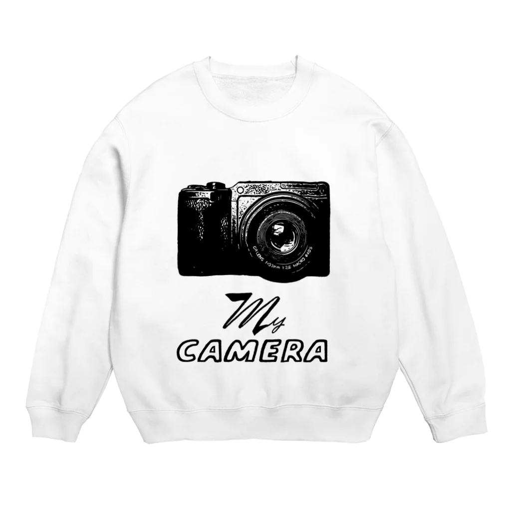 boldandnewのカメラ（My canera）_No.004_BK Crew Neck Sweatshirt