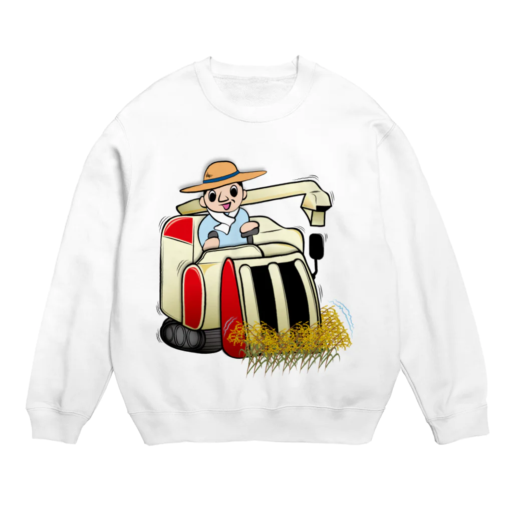 旨味教授といちごもちぷりんのコンバイン Crew Neck Sweatshirt