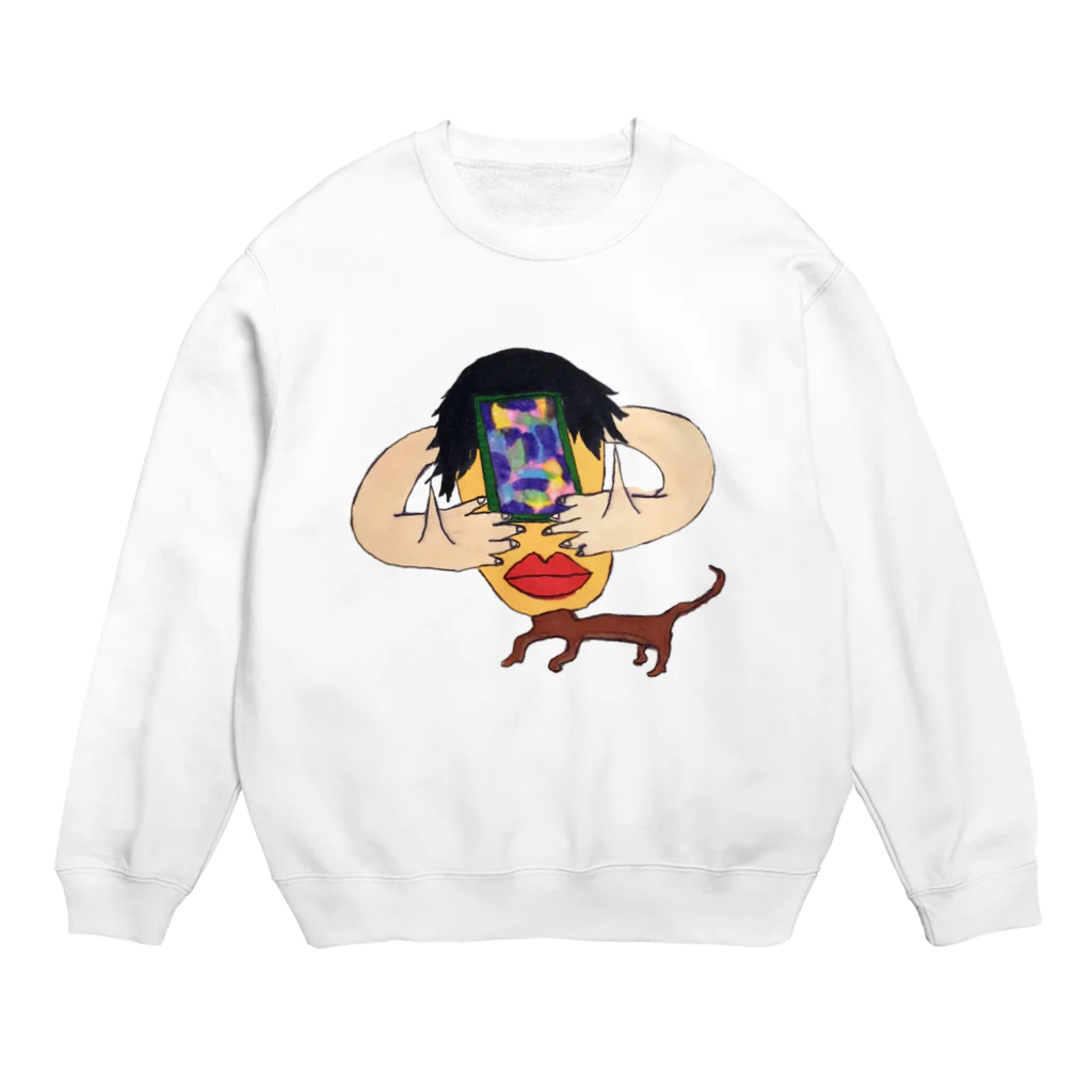 アタエル絵の奇坊 Crew Neck Sweatshirt