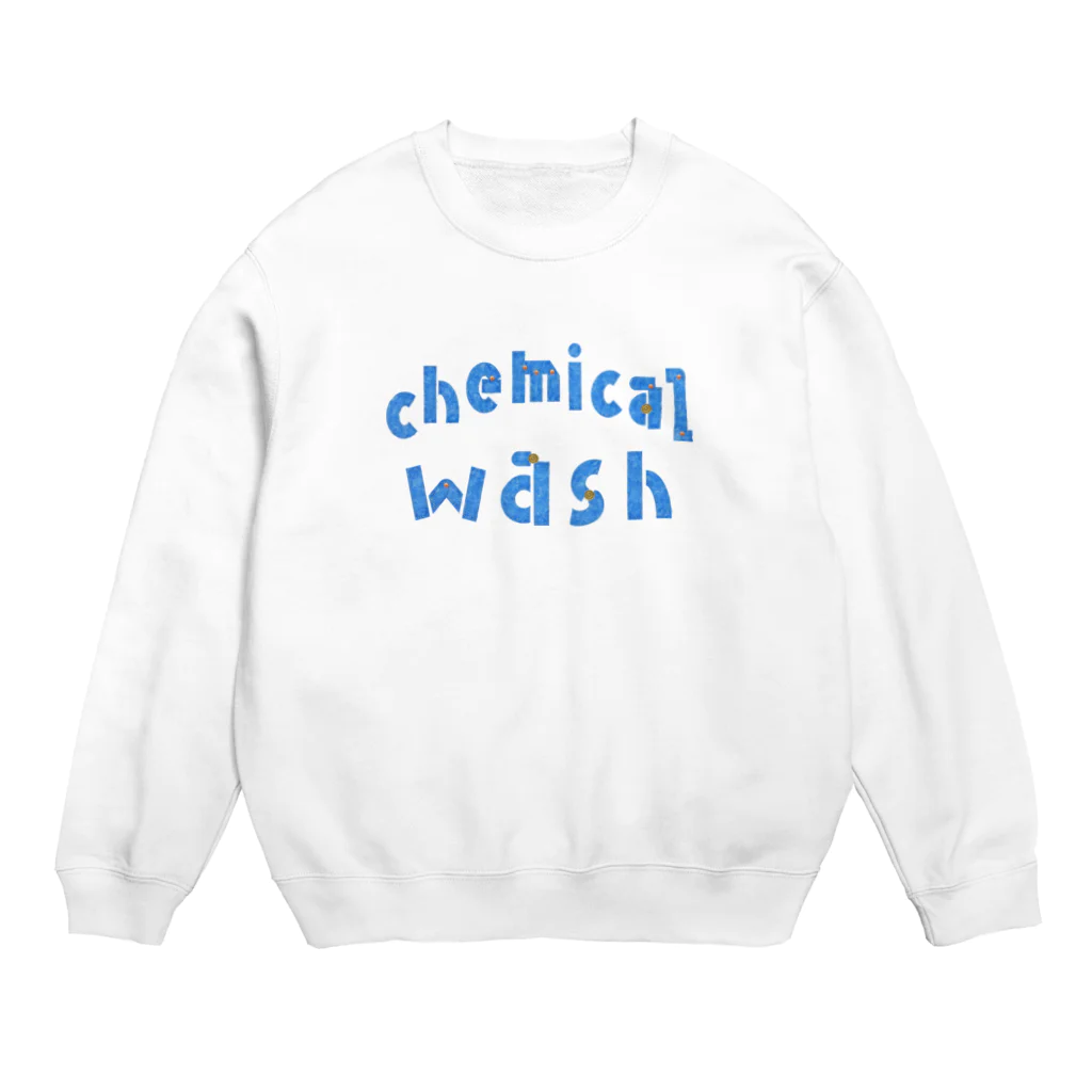 スロータイプ書店 Slowtype Booksのchemical wash ケミカルウォッシュ 283 Crew Neck Sweatshirt