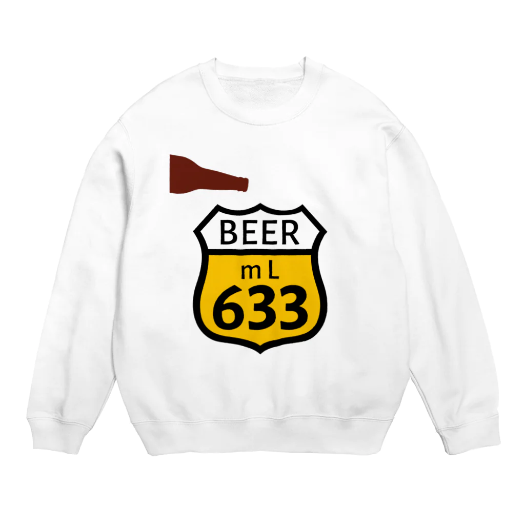 無水屋の【ROUTE 66風】BEER 633 (瓶あり) スウェット