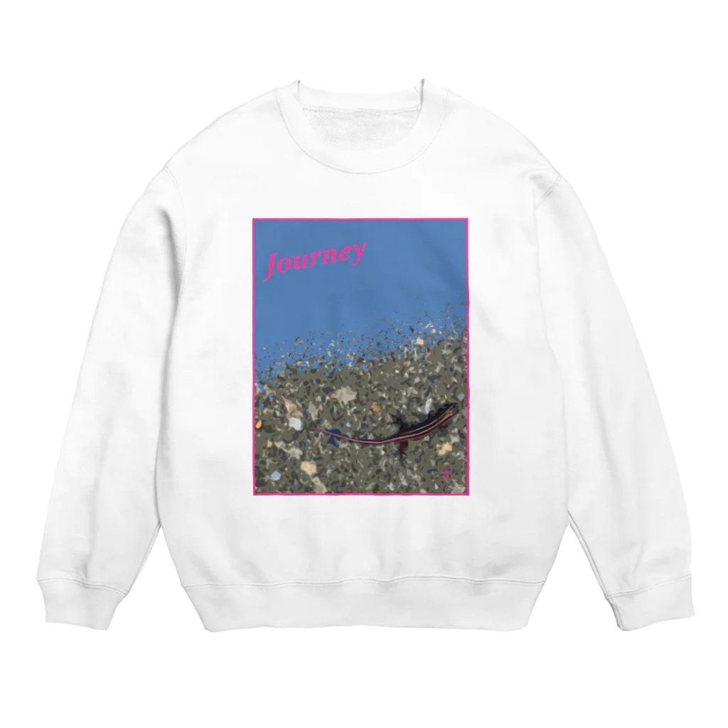 JGS:CrewShopの【Journey:PINK&BLUE】 Crew Neck Sweatshirt