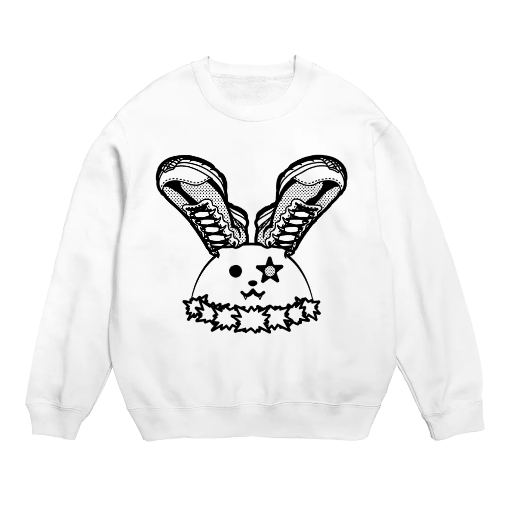 クリーチャーズのうさみみウォーク/ロック Crew Neck Sweatshirt