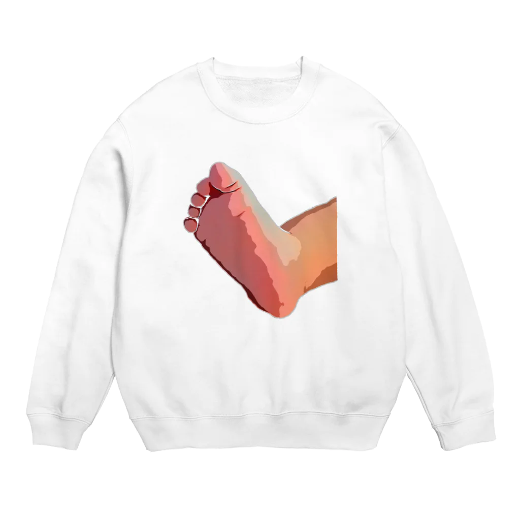 ばぶみのあし Crew Neck Sweatshirt