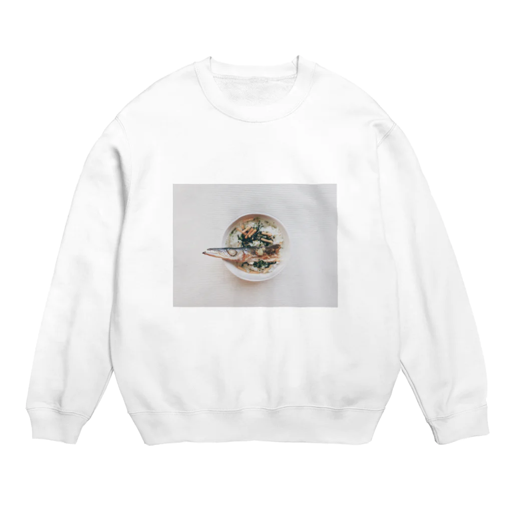 あの、一枚のあの、茶漬け Crew Neck Sweatshirt