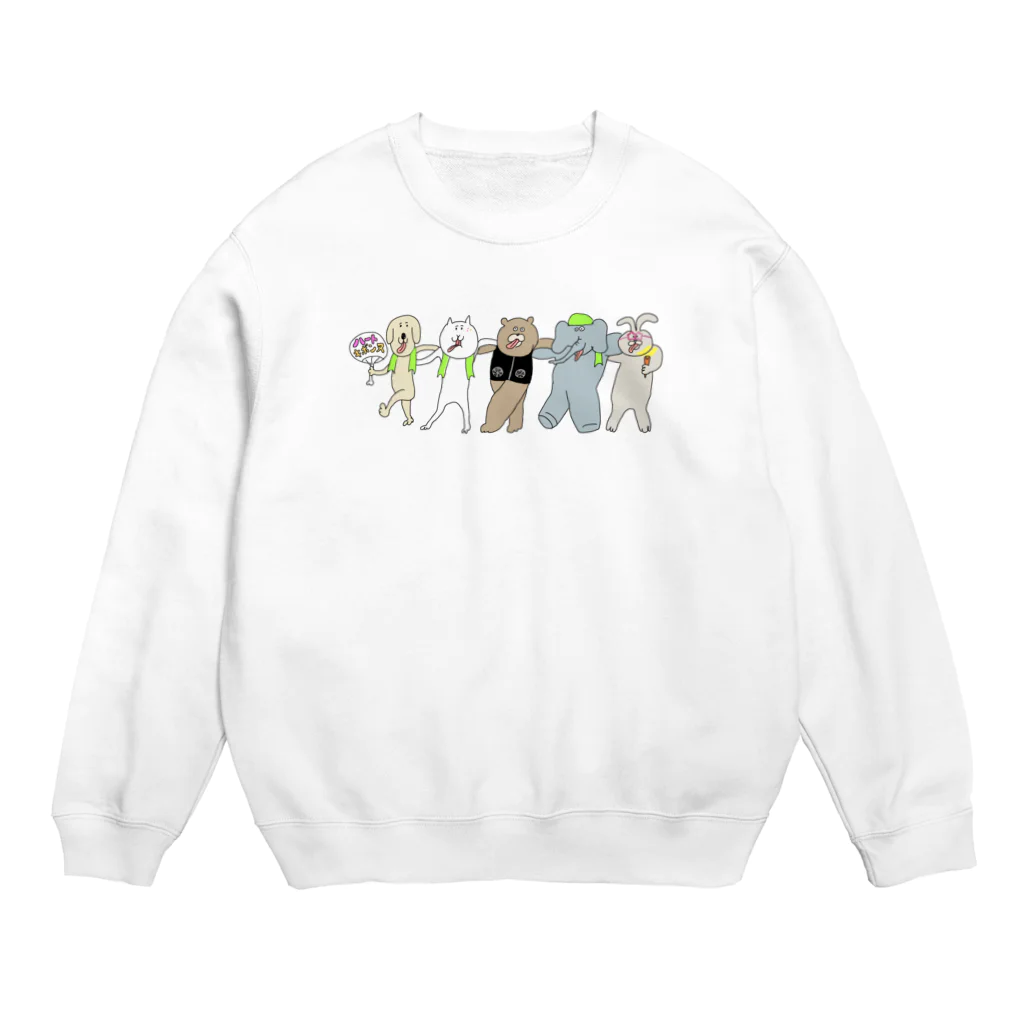 けちゃっぷごはんのお店の夏フェスモードのベロだし☆フレンズ Crew Neck Sweatshirt