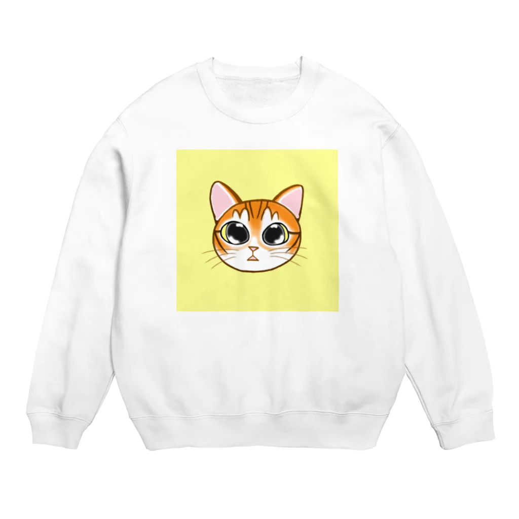 キリン子のコタにゃ(黄) Crew Neck Sweatshirt