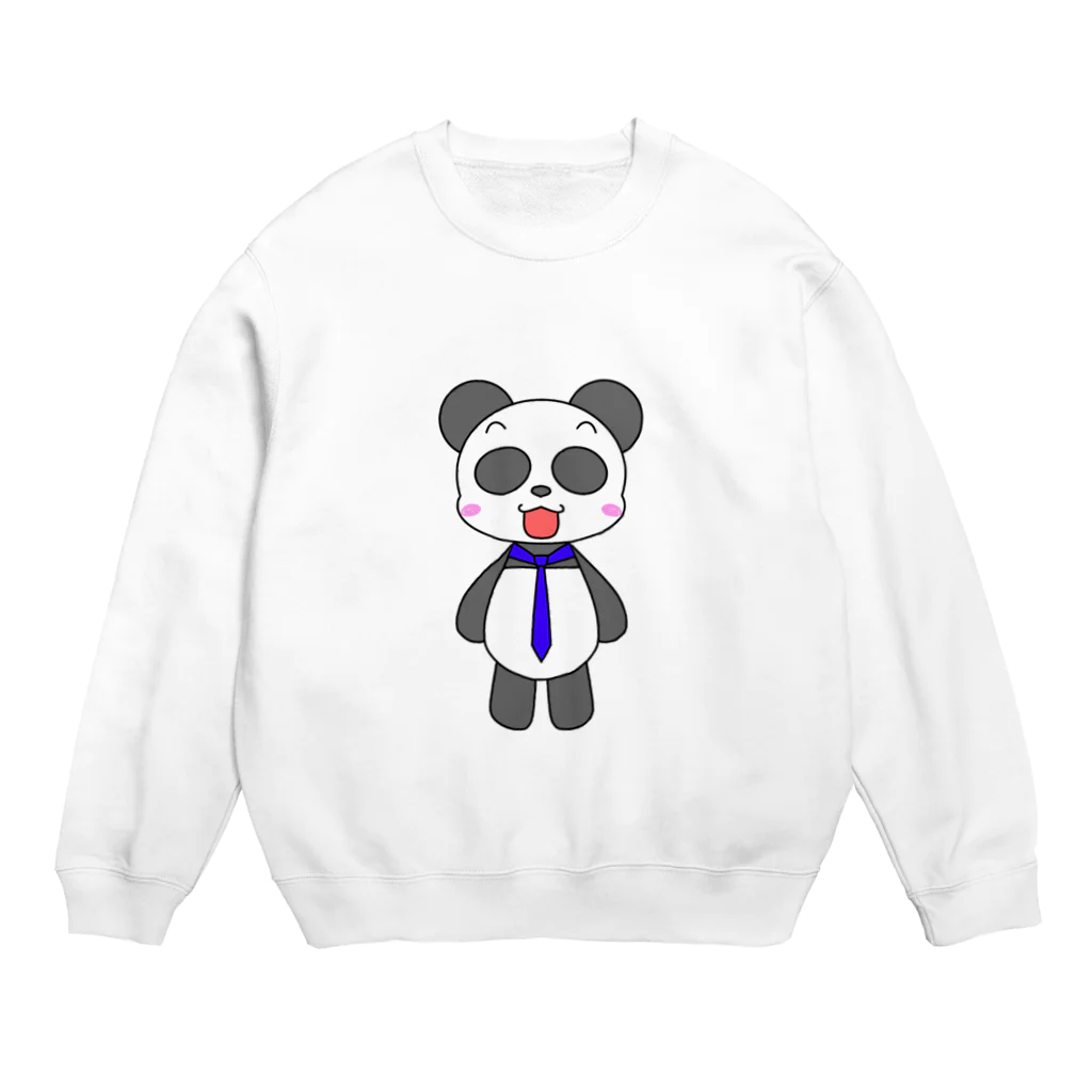 ふんころうの新入社員パンダ Crew Neck Sweatshirt