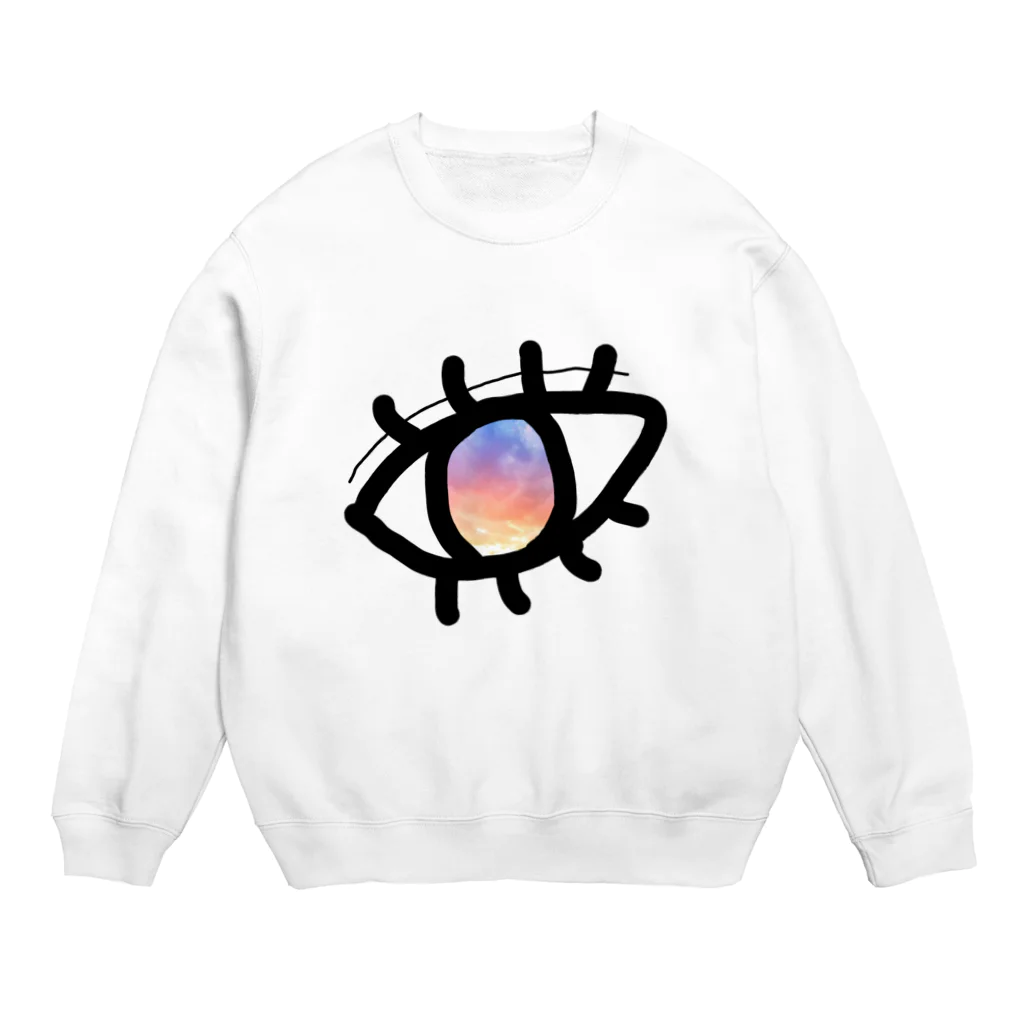 あにまるやさんのめ Crew Neck Sweatshirt