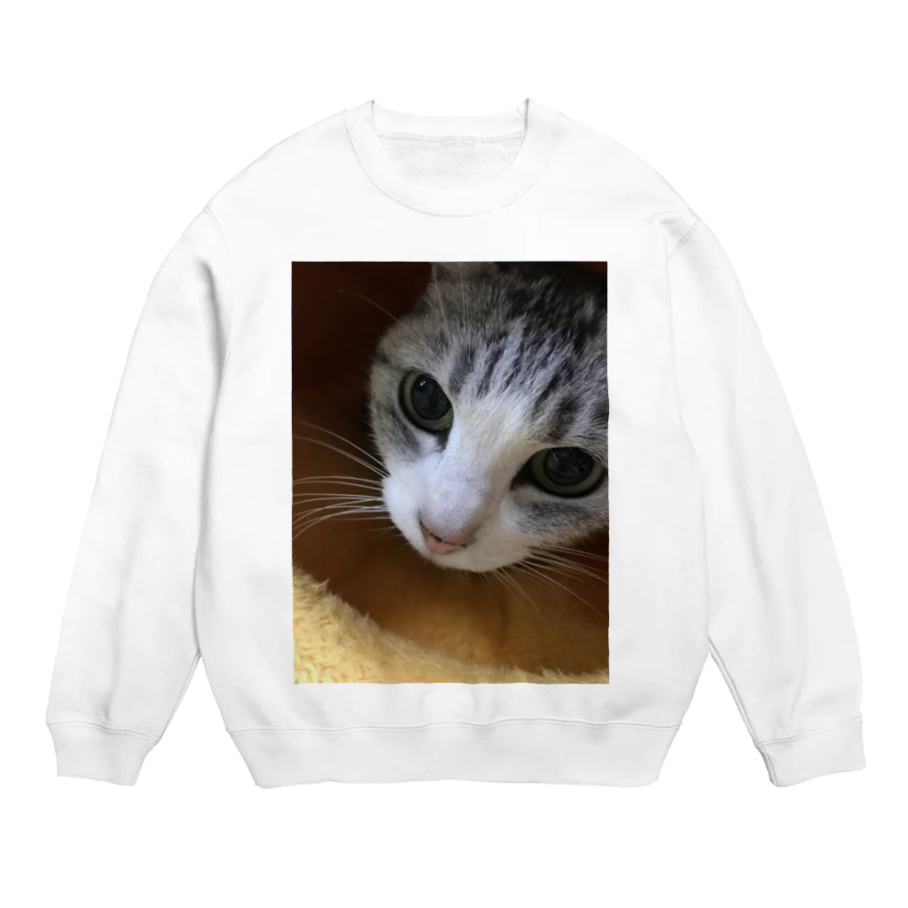 我が家のアイドル達のねこまろ Crew Neck Sweatshirt