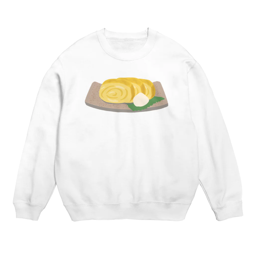 m.のだし巻き卵。 Crew Neck Sweatshirt