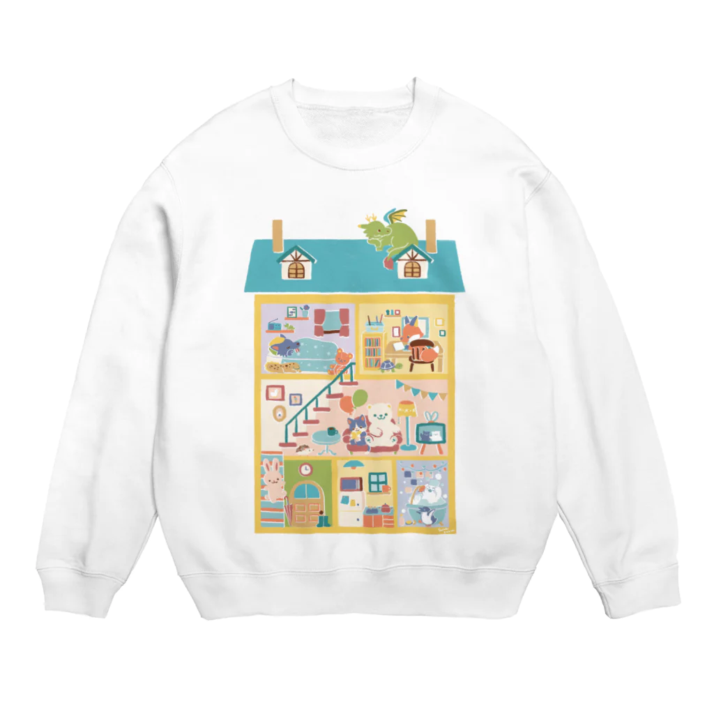 すずきいときちのウェルカム アパートメント Crew Neck Sweatshirt