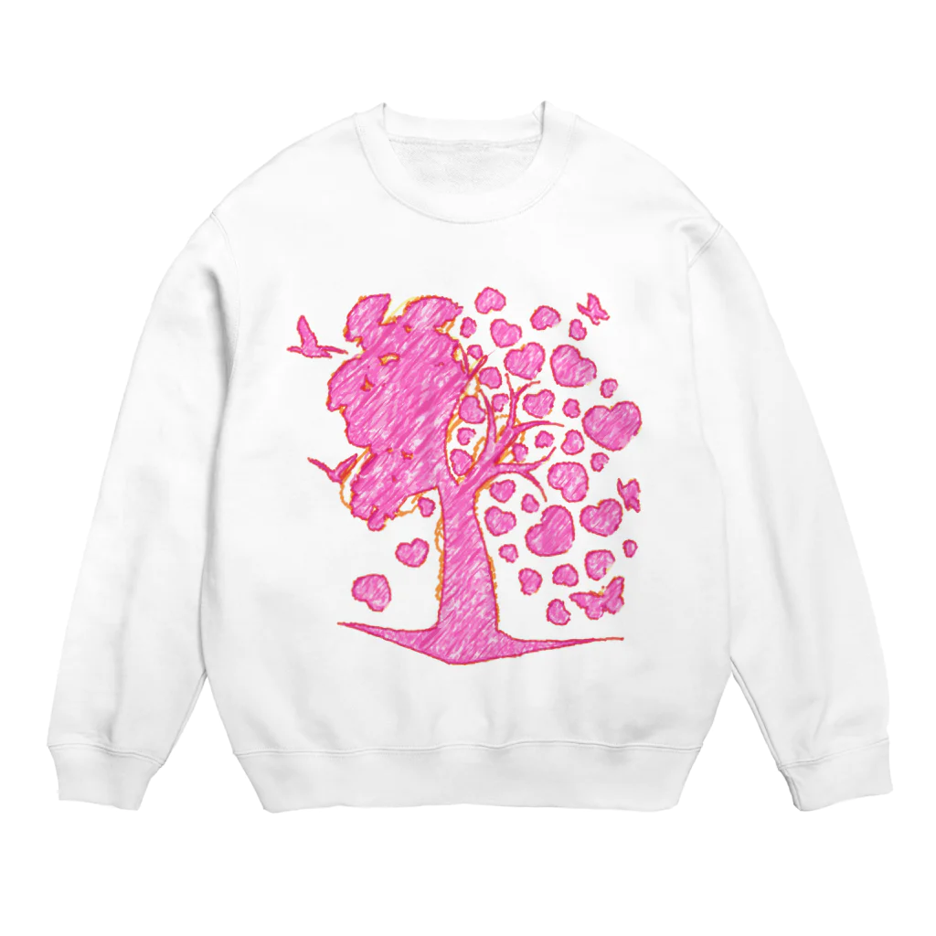 AURA_HYSTERICAのThe_Mother_Tree Crew Neck Sweatshirt