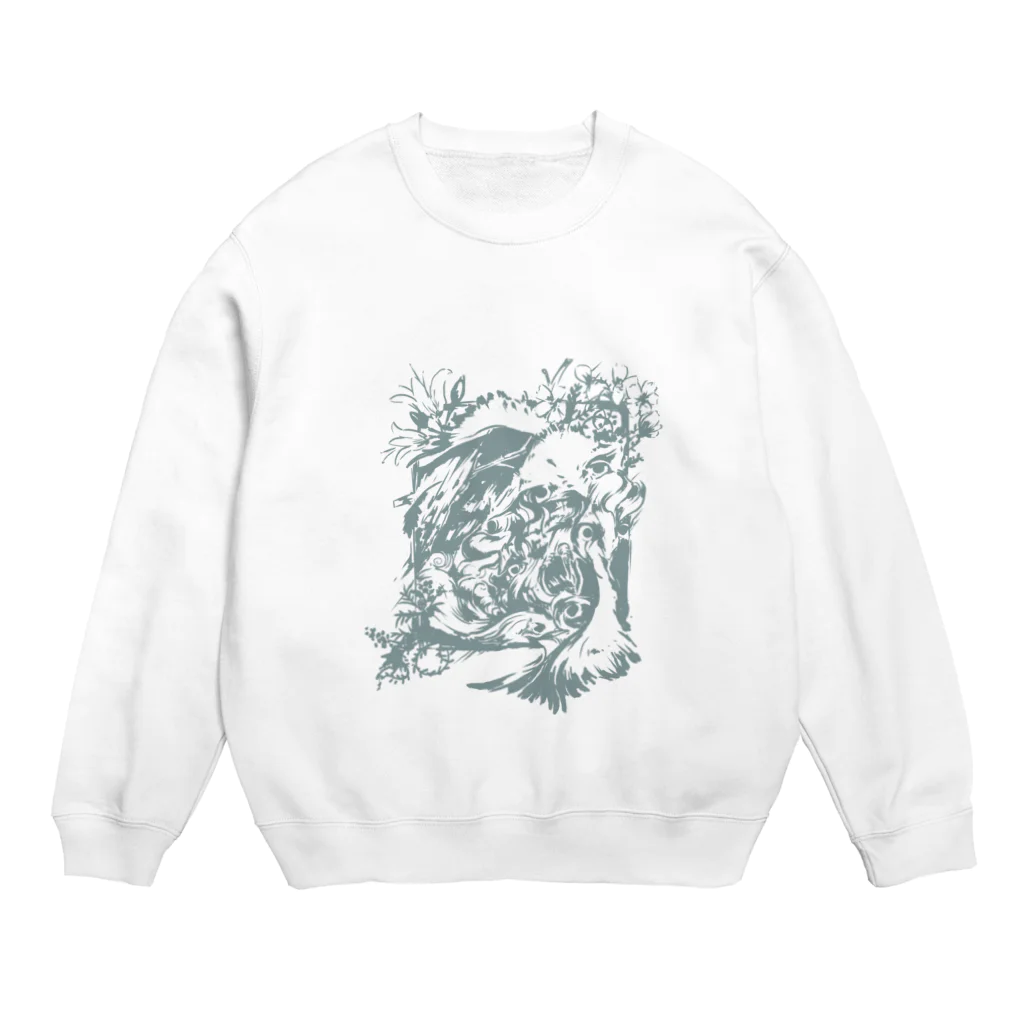 morumaruのBirds Crew Neck Sweatshirt