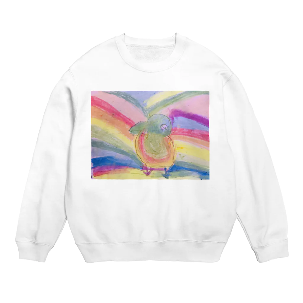 go80sのピーコックグリーンからす Crew Neck Sweatshirt