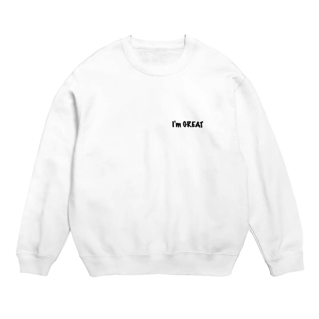 quaisz08のI'm GREAT Crew Neck Sweatshirt