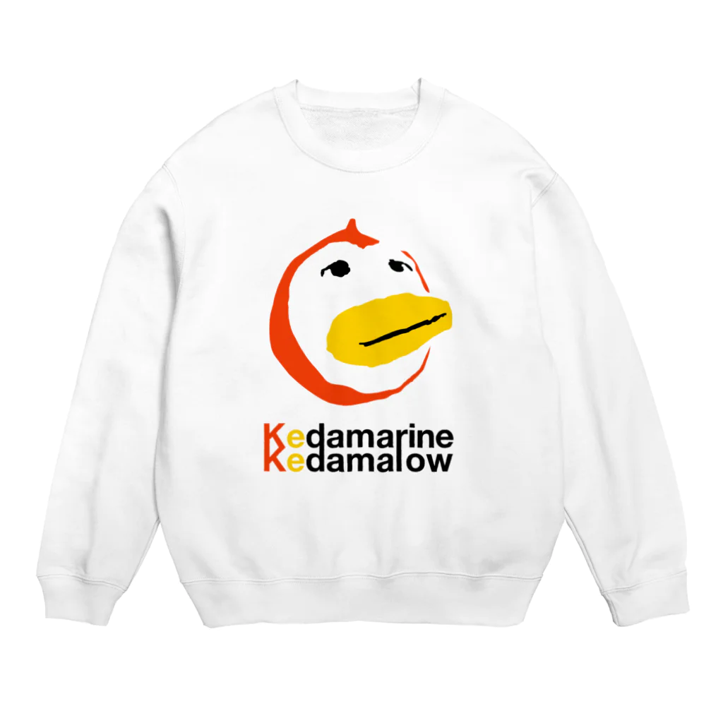 Kedamarine Kedamalow's SHOPの夕陽に染まるペンギン Crew Neck Sweatshirt