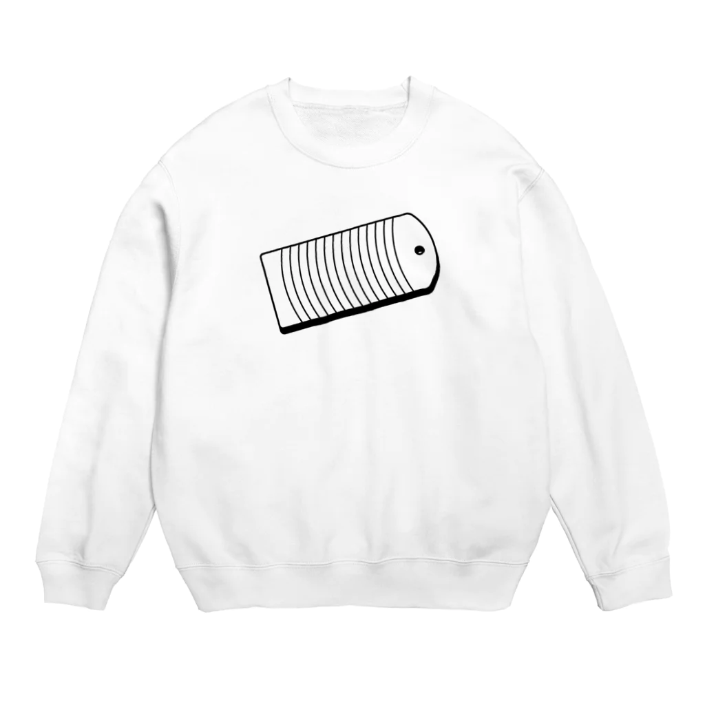 PokuStarの胸元に洗濯板 Crew Neck Sweatshirt