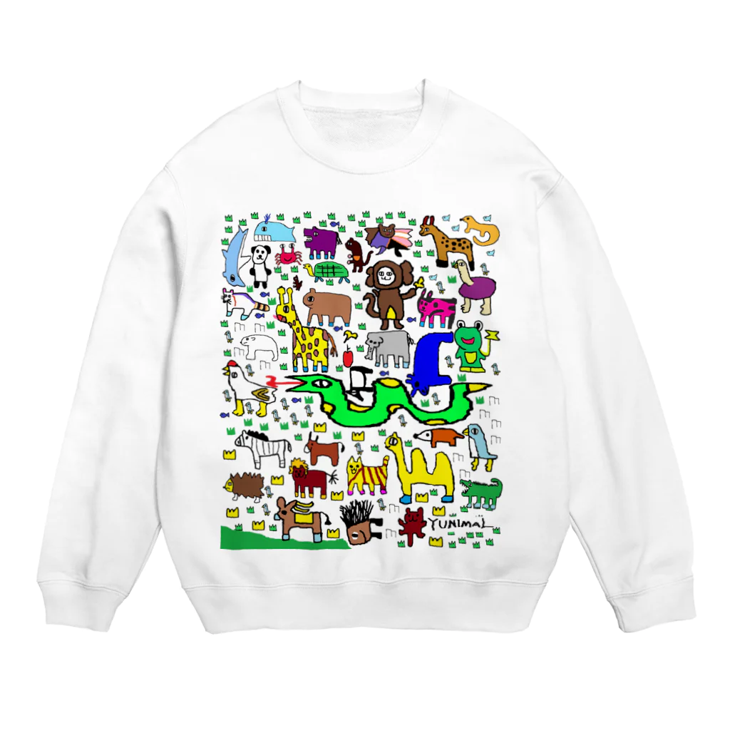 yunimalのyunimal's ZOO Crew Neck Sweatshirt