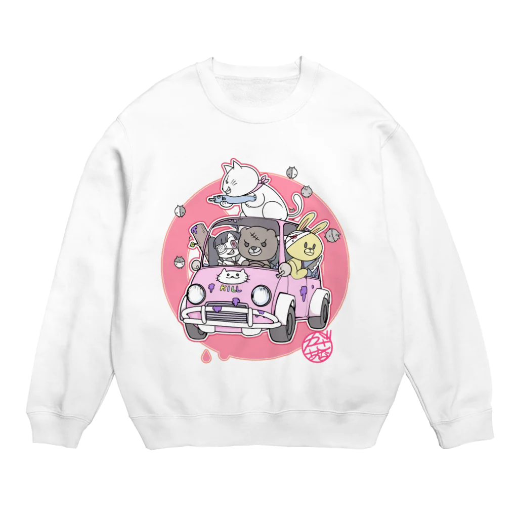 かざあなのゾンビ専門学校☆修学旅行 Crew Neck Sweatshirt