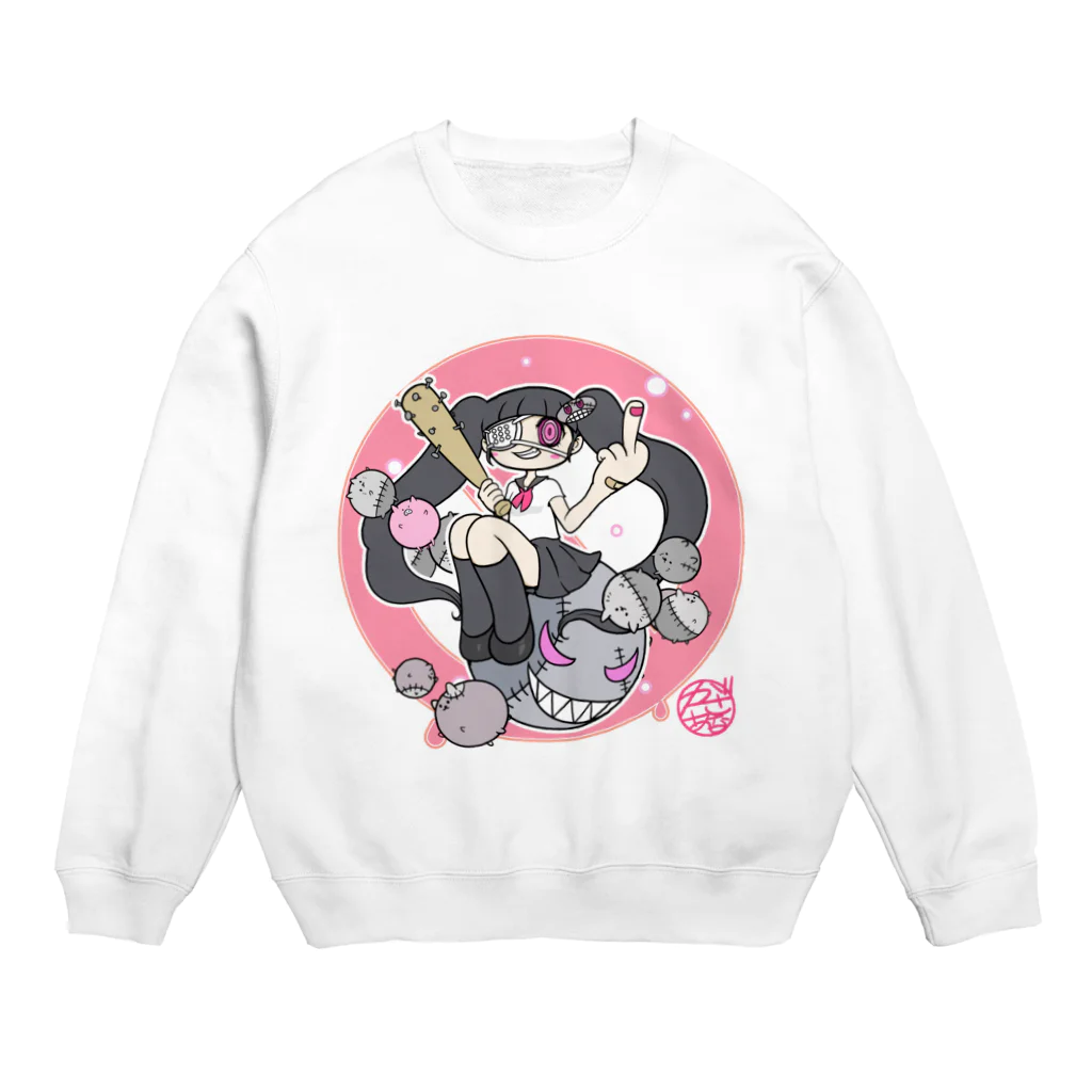 かざあなのゾンビなんかいねぇーし Crew Neck Sweatshirt