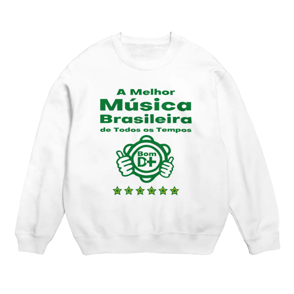 カイピリーニャshop「utubon」のA Melhor Música Brasileira Crew Neck Sweatshirt