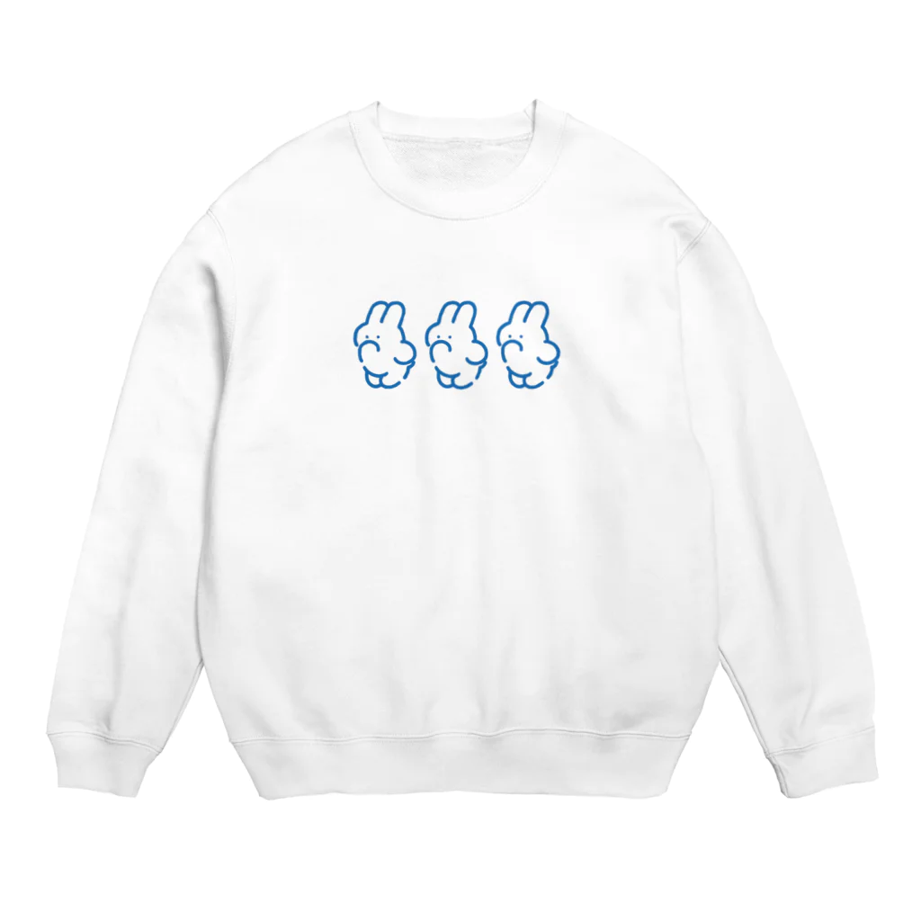 nsnの3(BLUE) Crew Neck Sweatshirt