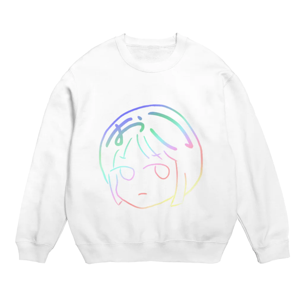 もぎたてトマトちゃんのお子ちゃん キラキラレインボーエディション Crew Neck Sweatshirt