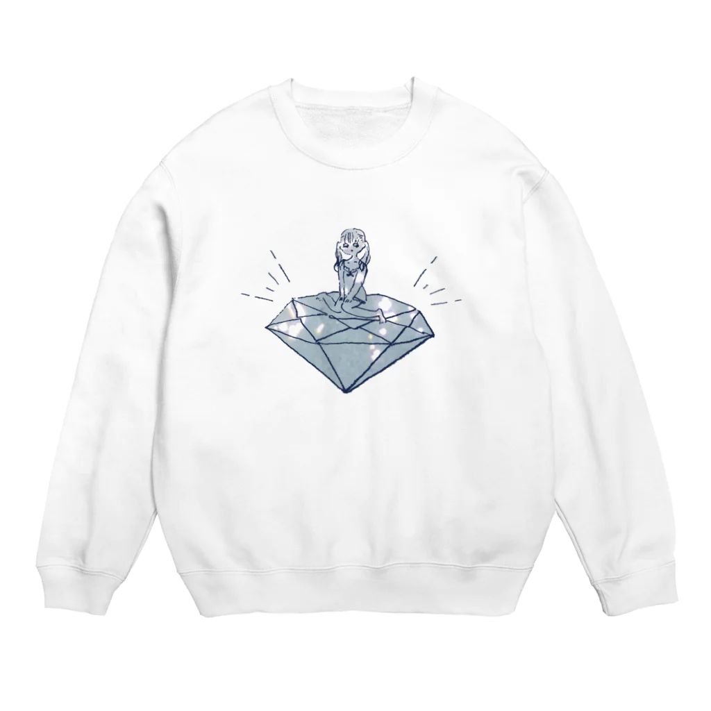 ㅤのおんなのこはみんな原石 Crew Neck Sweatshirt