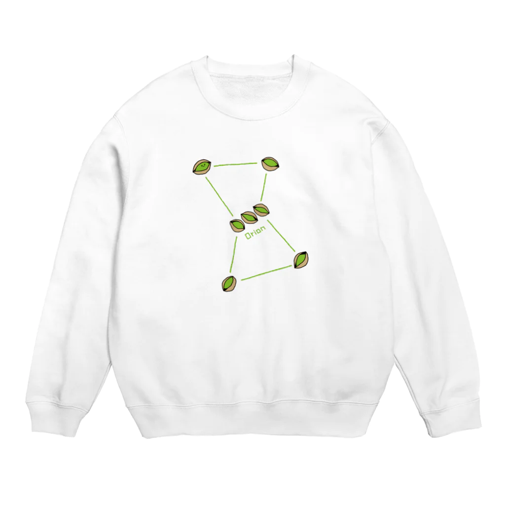 tafu tafuのピスターチオ／オリオン座 Crew Neck Sweatshirt