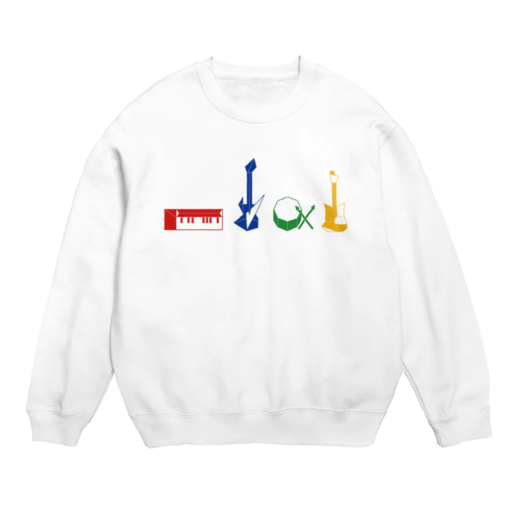 麦チョコ商店のおりがみ バンド Crew Neck Sweatshirt